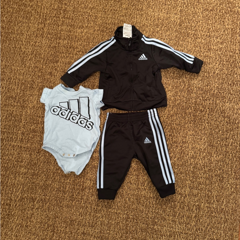 Baby Adidas Originals Tracksuit with matching Onesie